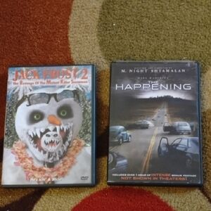 Jack Frost 2 & The Happening DVD Movie Set - White, Black